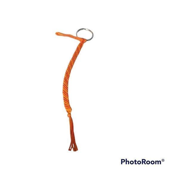 HANDMADE‎ FRIENDSHIP Keyring shades of orange - Picture 1 of 1